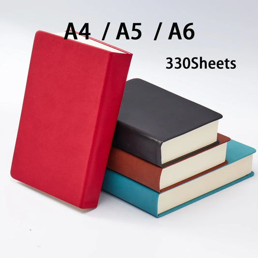 PU-Leder Notizbuch 2025: A4/A5/A6 Super-Thick - Travel Journal Collection