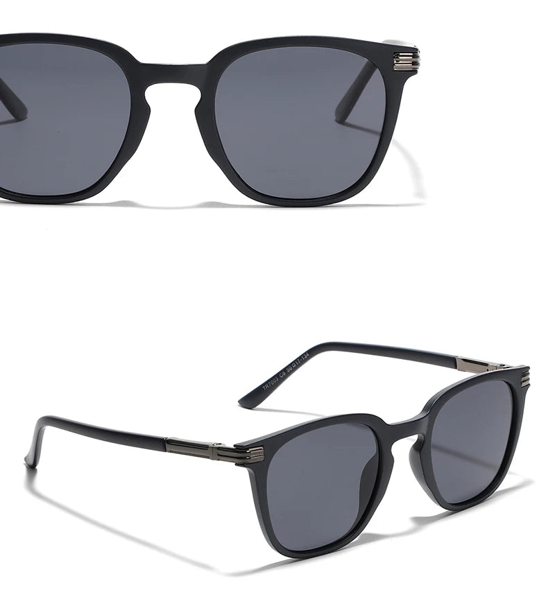 Peekaboo square frame sunglasses for men TR90 retro style polarized sun glasses for women uv400 ultralight unisex grey green