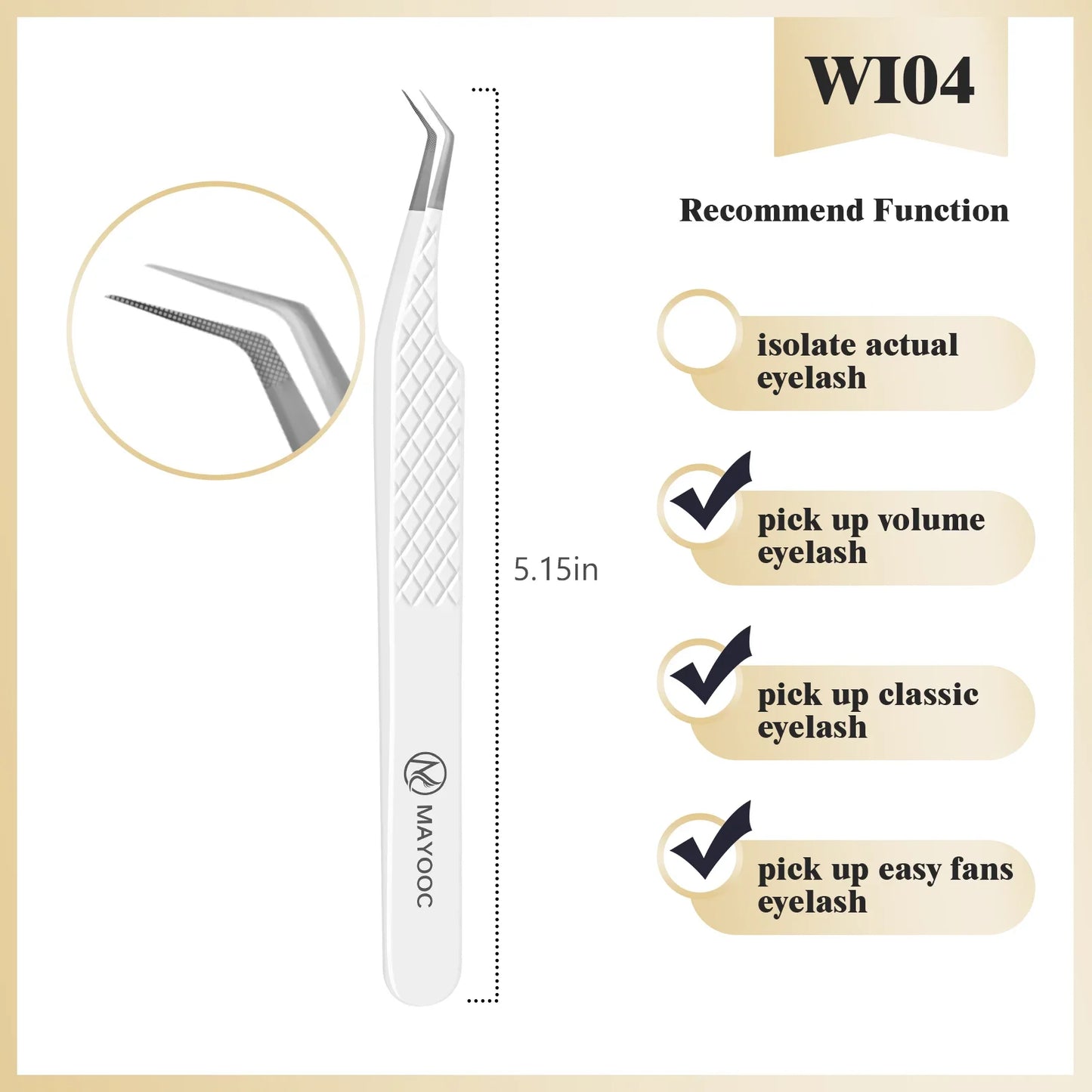 Eyelash Extensions Tweezers  With Fiber Tips Lash Artists High Precision Superhard Anti-Static Tweezer Makeup Tools Custom Logo
