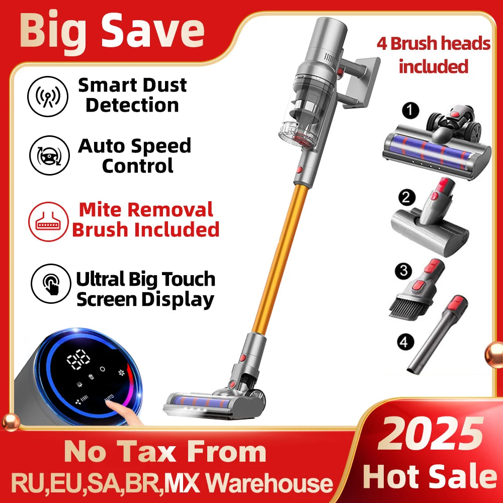 ABIR VC205 Kabelloser Staubsauger Touch 27000PA - 40min