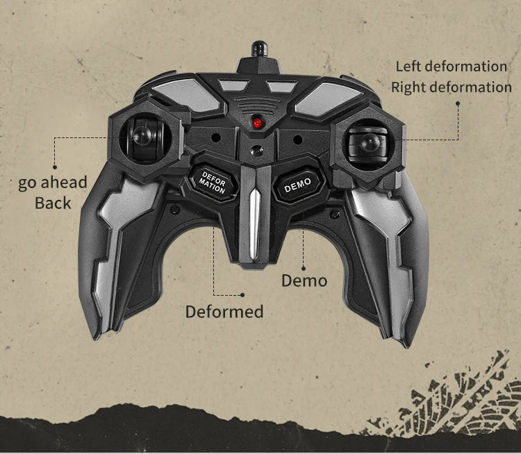 Mașină RC 4x4 cu telecomandă, cărucior cu gesturi detectabile, 1/12, RC Drift Car cu lumină LED, deformare, jucării inedite pentru copii