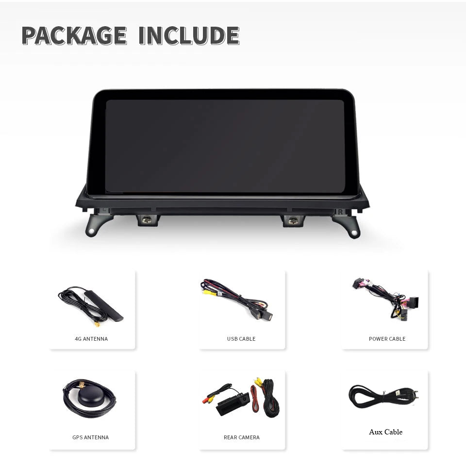 BMW CarPlay System 2025 - Wireless Android 14 Multimedia für X5 E70 X6 E71