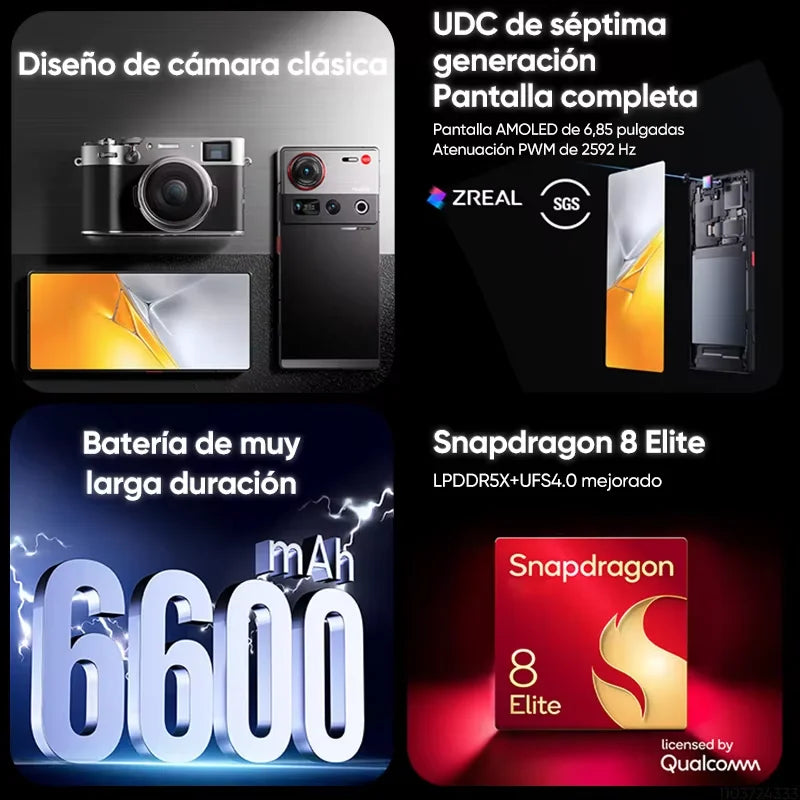 Nubia Z70s Ultra Photographer Edition - 6600mAh 80W 6,85 Zoll