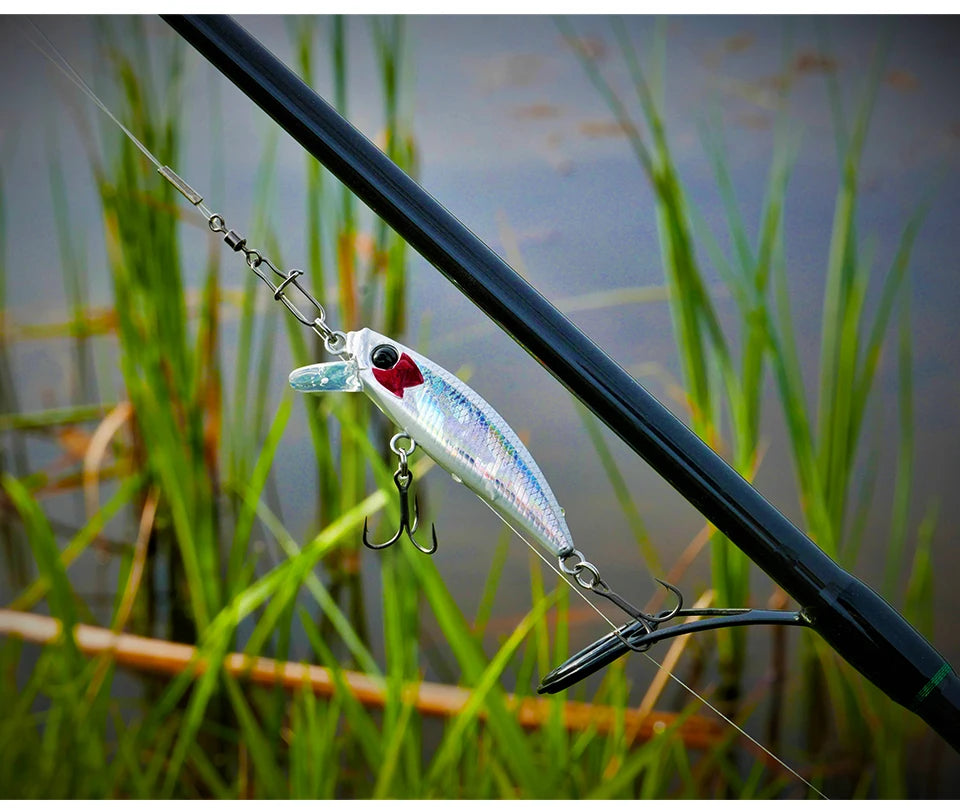 TSURINOYA 46S Sinking Minnow Fishing Lure Intruder 46mm 5g Artificial Trout Ajing Stream Lake Jerkbait Rockfishing Hard Baits