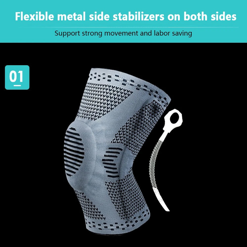 PatellaPro Knie Patella Protektor Silikon - Kompression Gr M