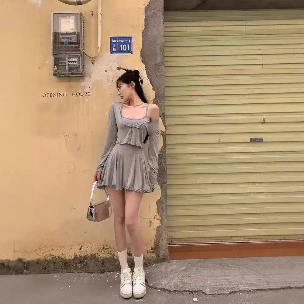 Croială în talie cu stil Choice Pure Desire - Poliester până la genunchi