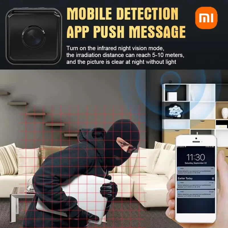 Sicherheitskamera 2025: Xiaomi-X6 Mini-IP WiFi - Smart Home Collection