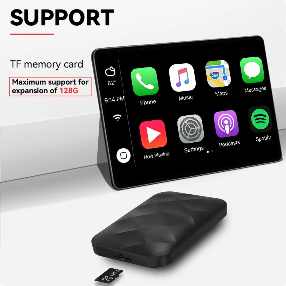 Acodo 3In1 CarPlay AI Box - 32GB 5V Strom Kompakt USB