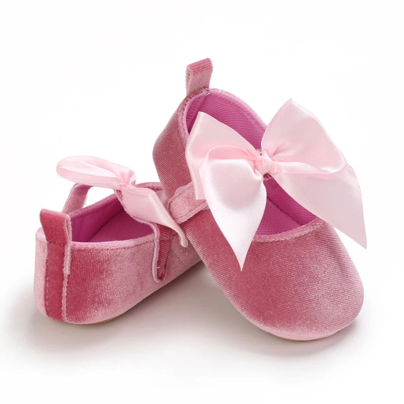 Baby-Prinzessinnen-Schuhe 2025: Flanell Spring-Autumn - First Walker Collection