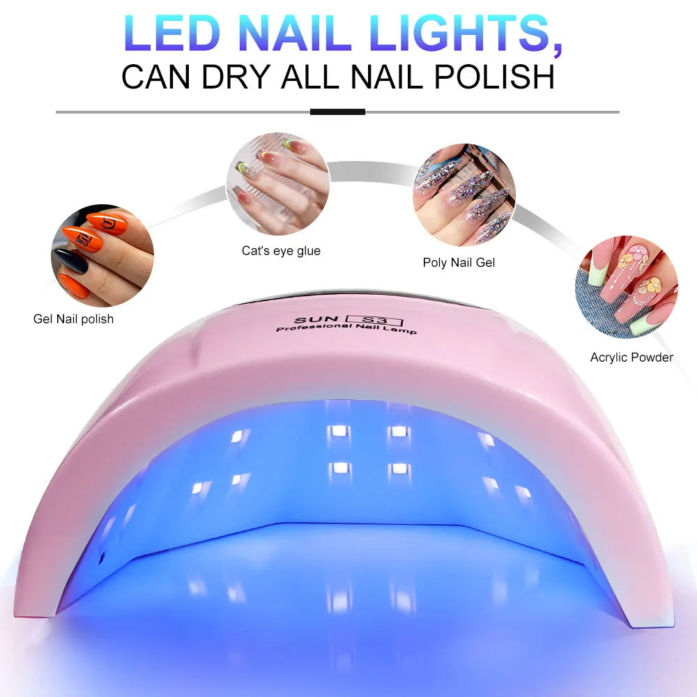 Limegirl UV Lampe 88W Schnell - 24 LEDs 17.5x18x8.7cm