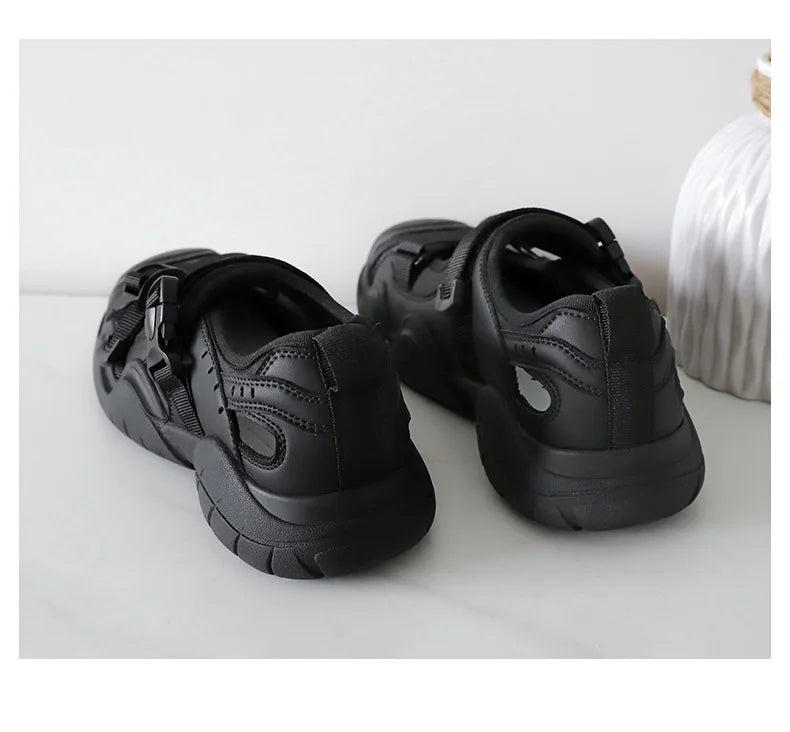 Vintage Clunky Sneaker breathable Shoes for Women Casual Hollow Out Sneakers Fashion shoe Sports
