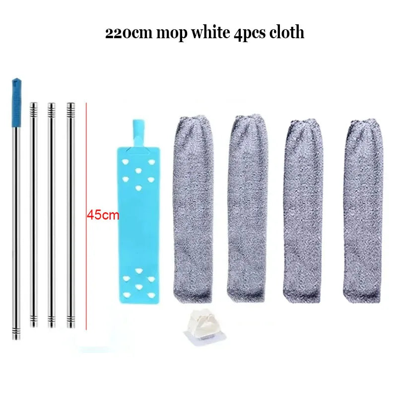 Mătură telescopică HomeClean TB - Microfibră, pliabilă lungă