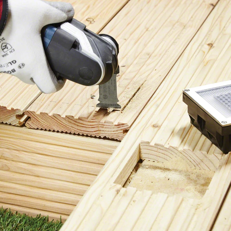 Bosch Starlock Oscillating Saw Blade AIZ 32 BSPB BIM Plunge Cut Saw Blade Hardwood Multitool Saw Blades for GOP12V-28 GOP185-Li