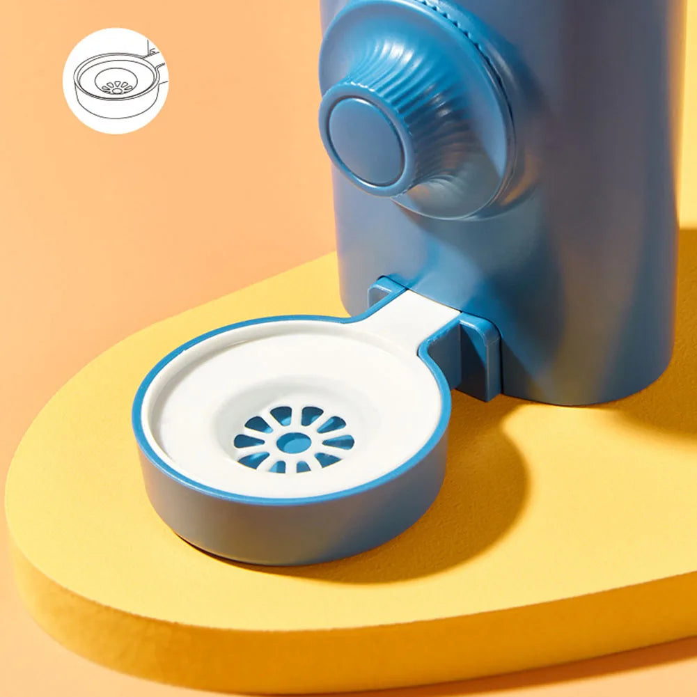 Wasser Spender Haustier 2025 - Automatischer Haustier Futterspender Hängend - Schüssel Wasser Flasche Futter Container Welpe Katzen Kaninchen