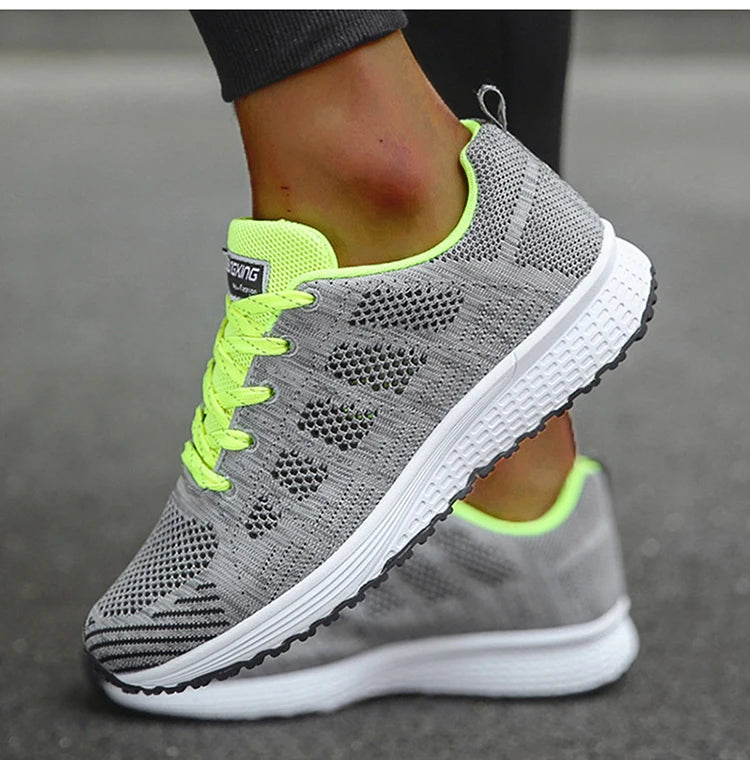 Women's Sneaker Fashion 2025 New Breathable Shoes Women Vulcanized Sneaker Woman Lace Up Tenis Feminino Sneakers For Women