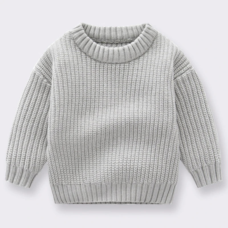 KidsJoy Herbstpullover Grobstrick - Unisex 3-6J Langarm