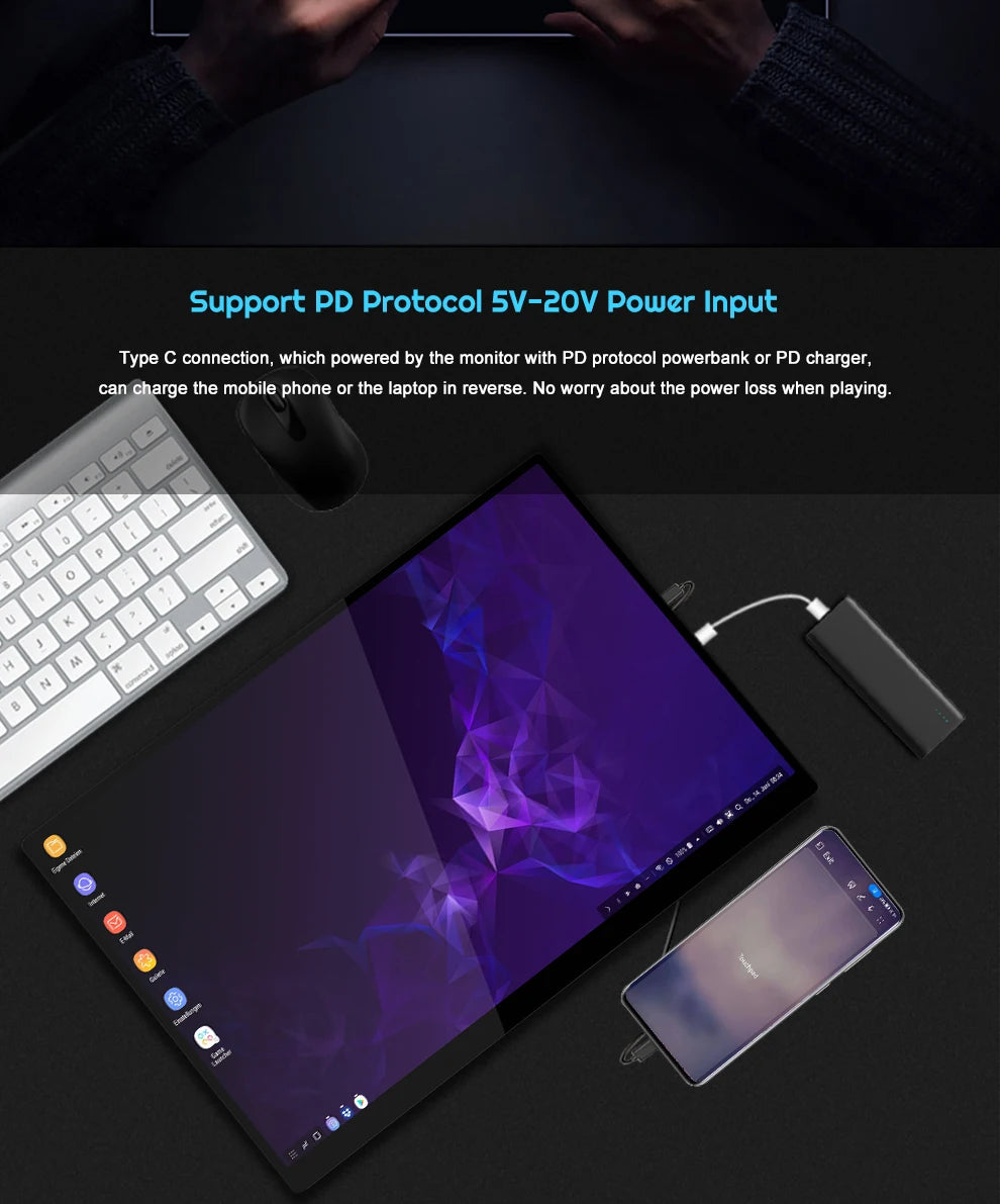 Portable-Monitor 2025: ZEUSLAP 10.5" FHD 100%-sRGB IPS Touch Sub-Monitor Collection