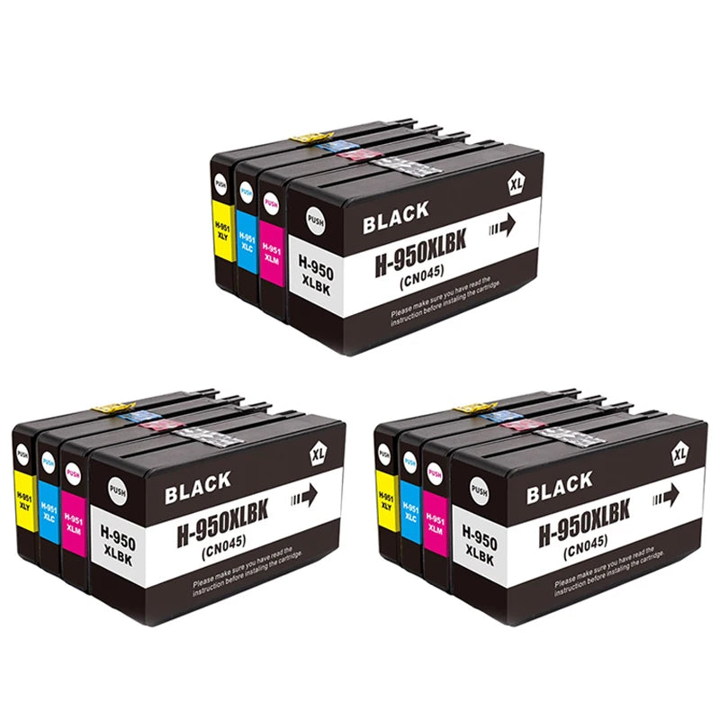 Erilles 950 951XL Kompatible Tintenpatrone - BK80ML CMY30ML