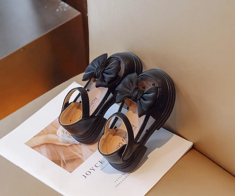 Mädchen Gehschuhe 2025 - Baby Mädchen Weiche Sohle Casual Schuhe - Frühling Herbst Schleife Runde Zehen Prinzessin Rutschfest