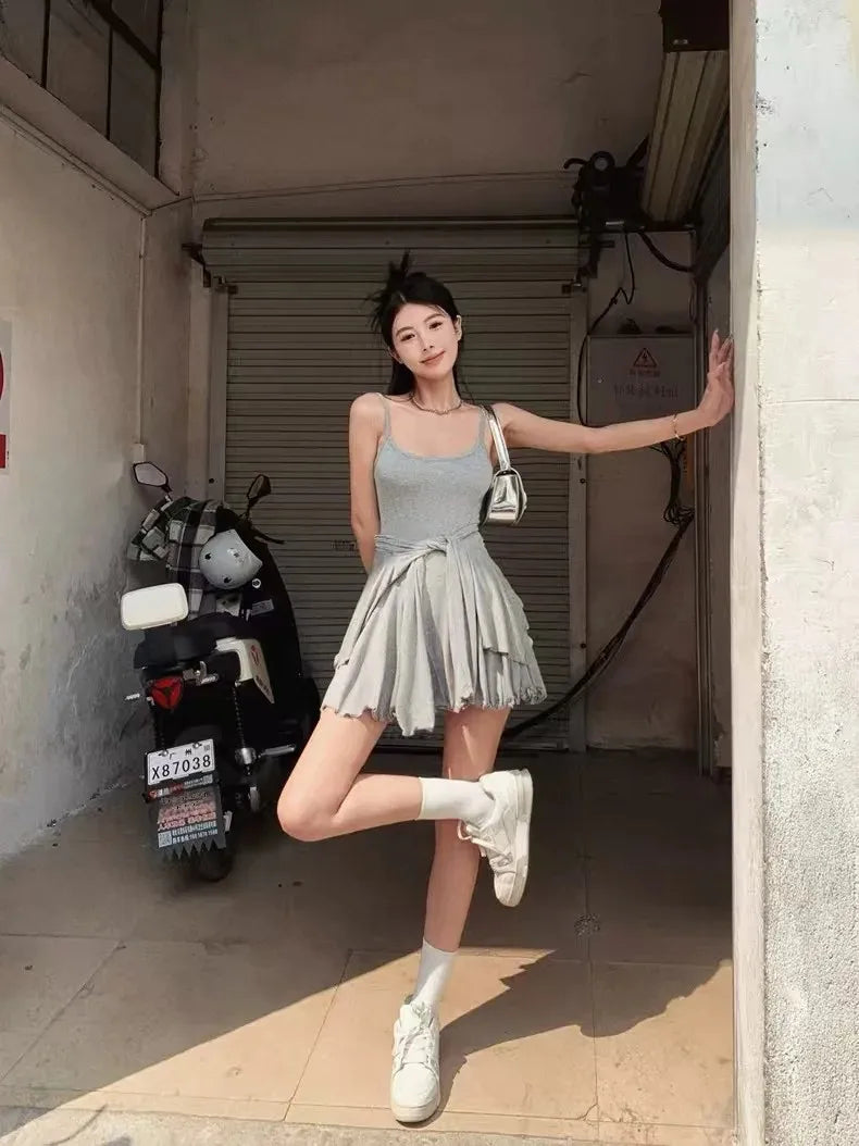 Croială în talie cu stil Choice Pure Desire - Poliester până la genunchi