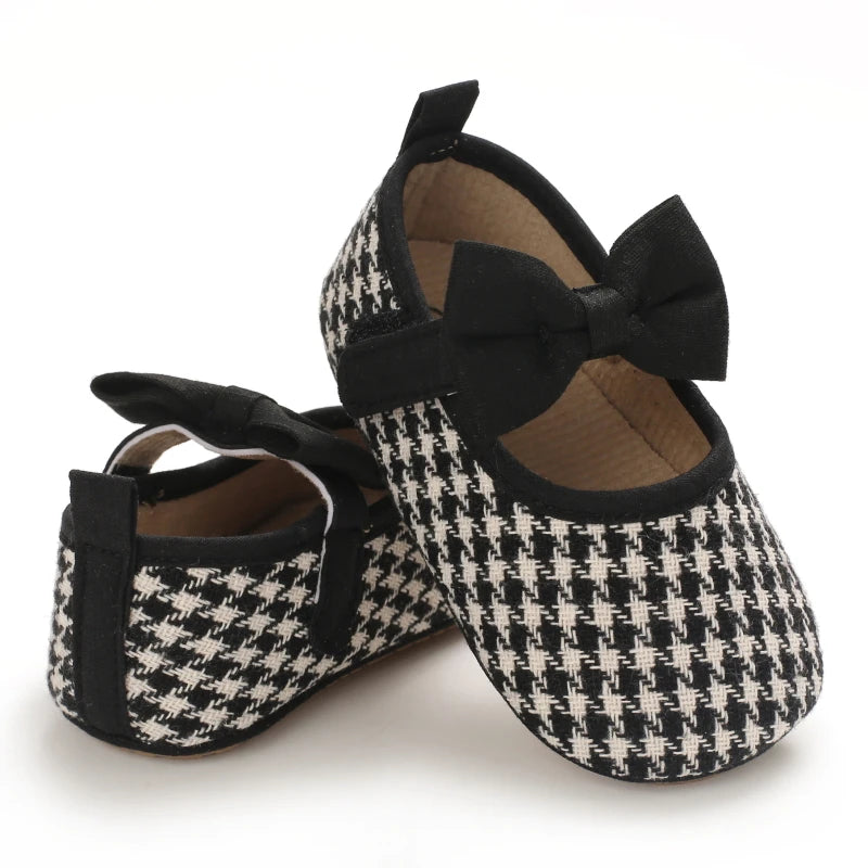 Frühling Herbst Neuer Stil Kleine Duft Gitter Prinzessin Schuhe 2025 - Neugeborene Baby Mädchen Gummisohle Rutschfest Erste Laufschuhe