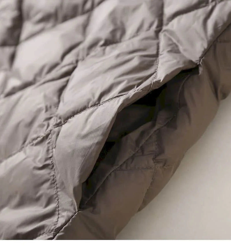 Vestă cu glugă Lumi coreeană - bumbac cu puf, 30–50%