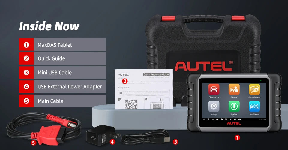 Autel MaxiCOM MK808S OBD2 Scanner Automotivo Auto Diagnose Werkzeug OBD 2 Scanner Aktiv Test Code Reader Schlüssel Codierung Werkzeug