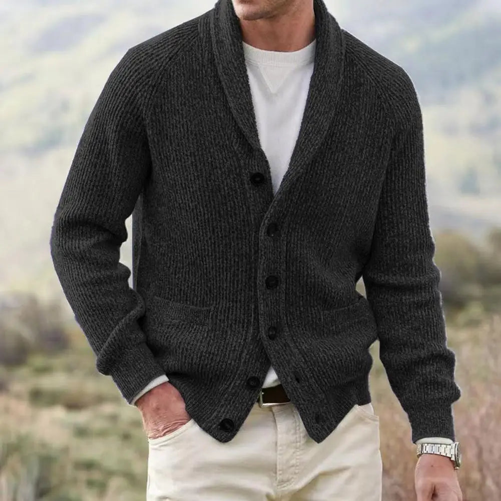 Männer Pullover Strickjacke - Baumwolle L/XL Winter