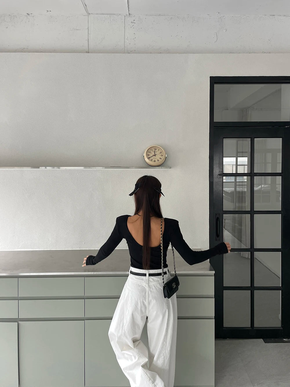 Jeans Spring Summer Long Wide Leg Pant Women High Waist Fashion Casual Korean Style Ladies Trousers Loose Pleated Woman Pants