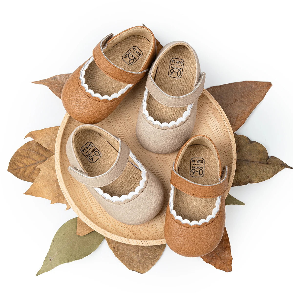 Frühling Herbst Baby Mädchen Prinzessin Schuhe 2025 - Rutschfeste Gummisohle Erste Laufschuhe - Komfortable Kleinkind Ballett Pantoletten