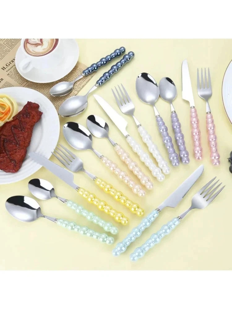 Choice Perlengriff Besteckset - 4 Teile 18/10 20 cm