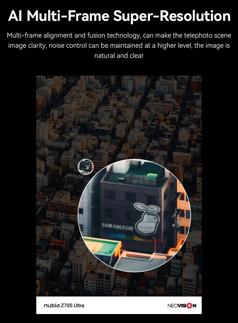 Nubia Z70s Ultra Photographer Edition - 6600mAh 80W 6,85 Zoll