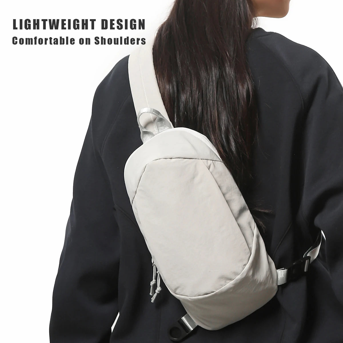 Crossbody Bag Men's Casual Chest Bag 2025 New Fashion Trendy Brand Small Shoulder Bag Women's Lightweight Sports Waist Bag Shoulder Bag