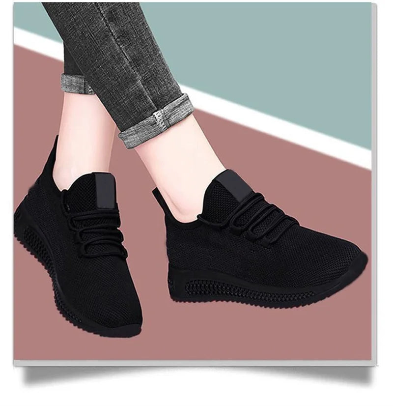 Luna Ella Atmungsaktive Zehensneaker - Mesh, Gummi 3cm