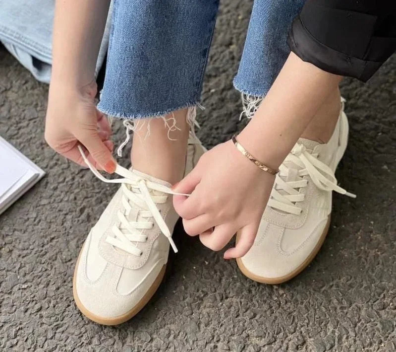 Sneakers Flat Women Footwear Sports Ladies Shoes Lace Up Luxury A On Offer Urban Young On Sale And Low Price Light New In Spring