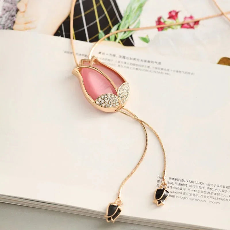 FSUNION 2025 New Elegant Simulated Pearl Choker for Women Silver Color Chain Long Necklaces Pendant Fashion Jewelry Accessories