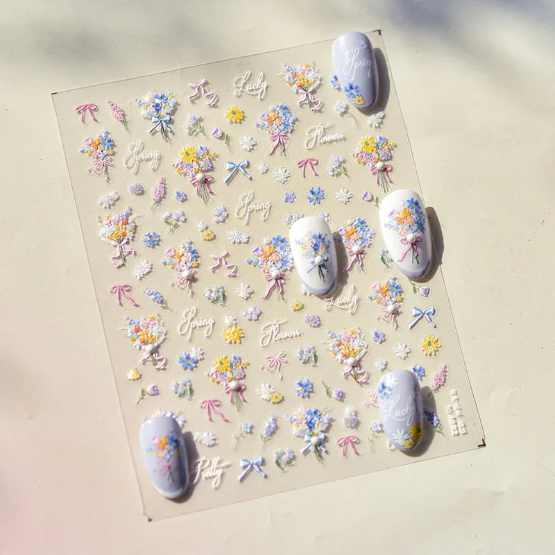 TSZS TO3913 Decorațiuni unghii 5D strălucitoare - Inimă și Lună 1 buc