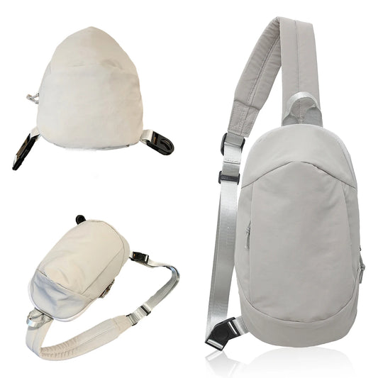 Crossbody Bag Men's Casual Chest Bag 2025 New Fashion Trendy Brand Small Shoulder Bag Women's Lightweight Sports Waist Bag Shoulder Bag