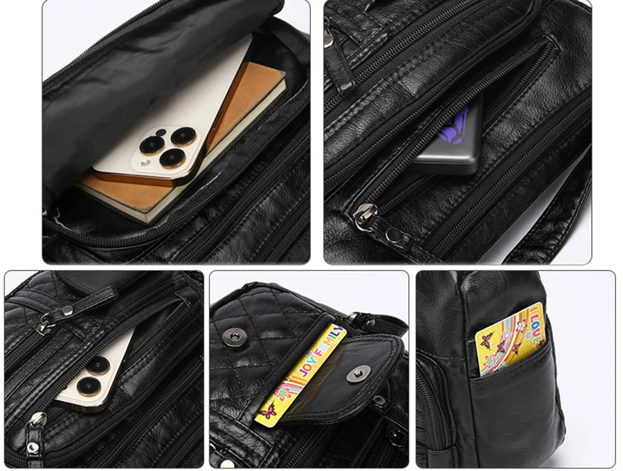 LANYIBAIGE Shoulder Luxuriöse Handtasche - PU 25x10x8 cm