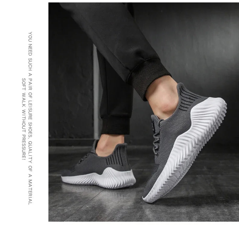 Men's Sneakers White Walking Running Shoes Men Casual Shoes Sneakers for Men Plus Size 49 Mens Tenis Masculino