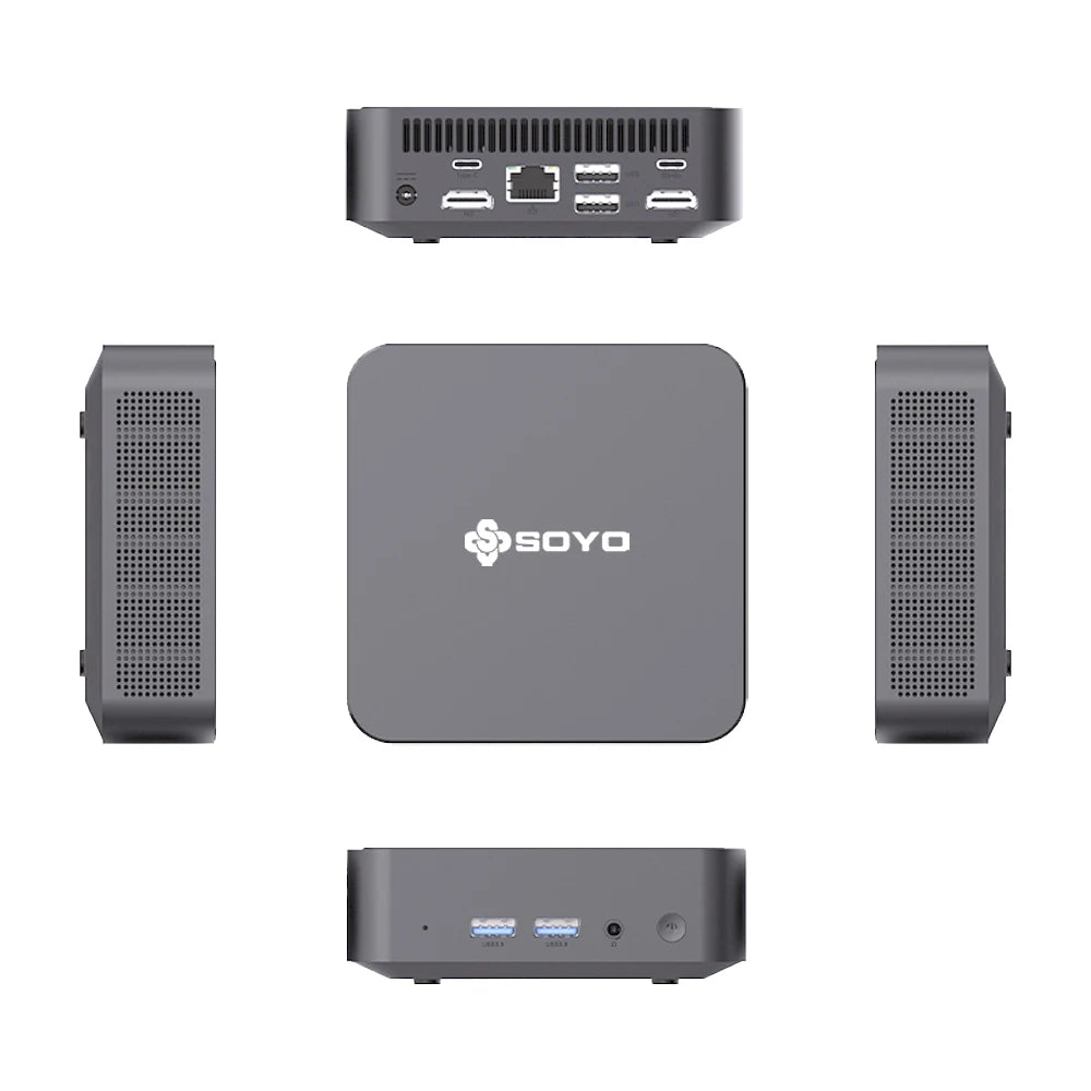 SOYO M4 Air N95 Mini PC - 256GB SSD, 3,4 GHz, kompakt