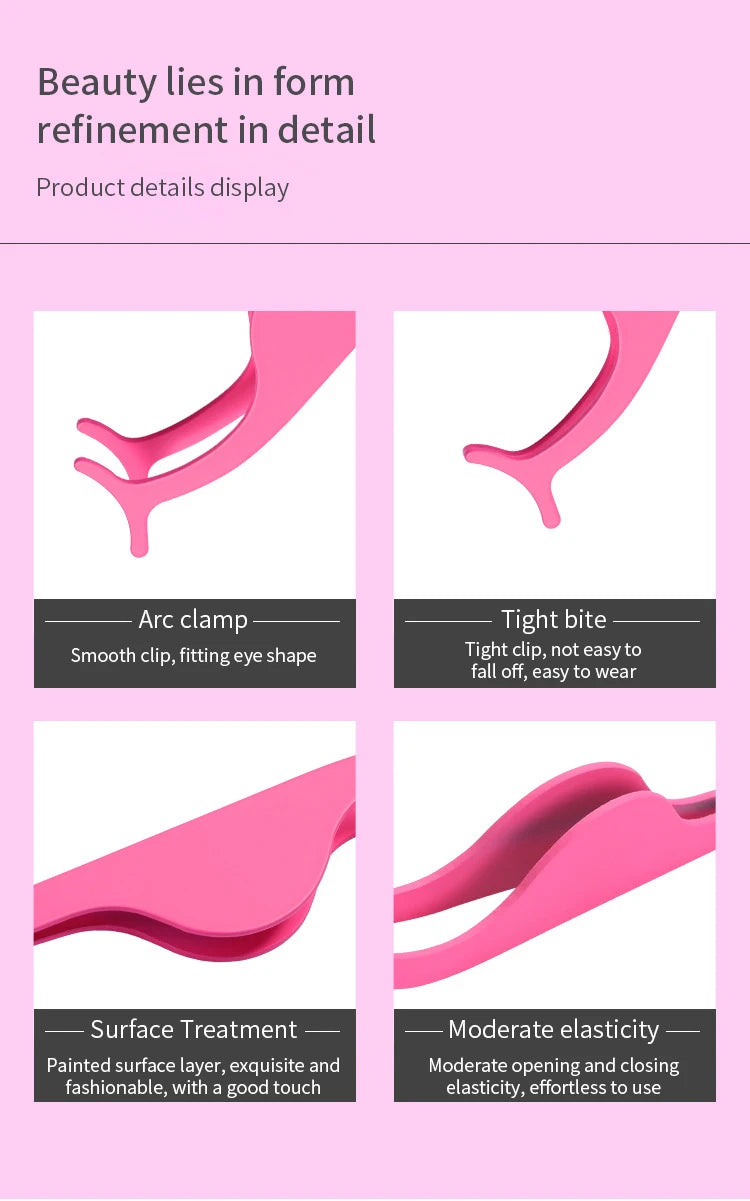 RPXBGUCKARHG Wimpernpinzette Präzise - Plastik 1 Stück