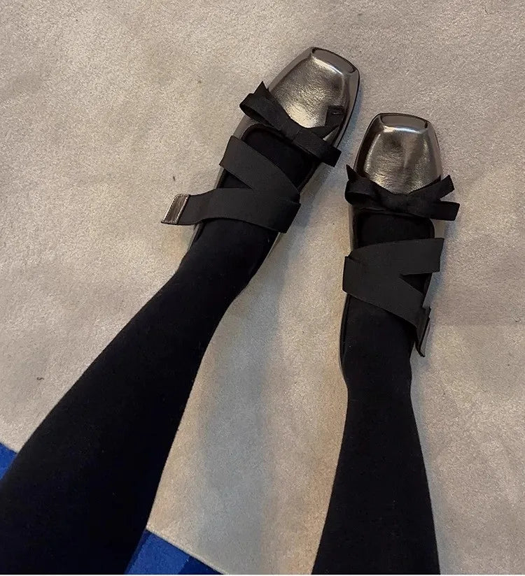 Women's Ballet Flats Shoes Woman Spring Summer 2024 Casual Sneakers Sandals Fashion Sabot Barefoot Ballerina Comfortable Elegant