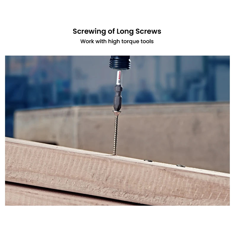 Bosch Resistant Impact Bits for Screwdriver Drill Accessories S2 Steel Metal Drills Bit Set for Bosch GDR/GDX Series Power Tools