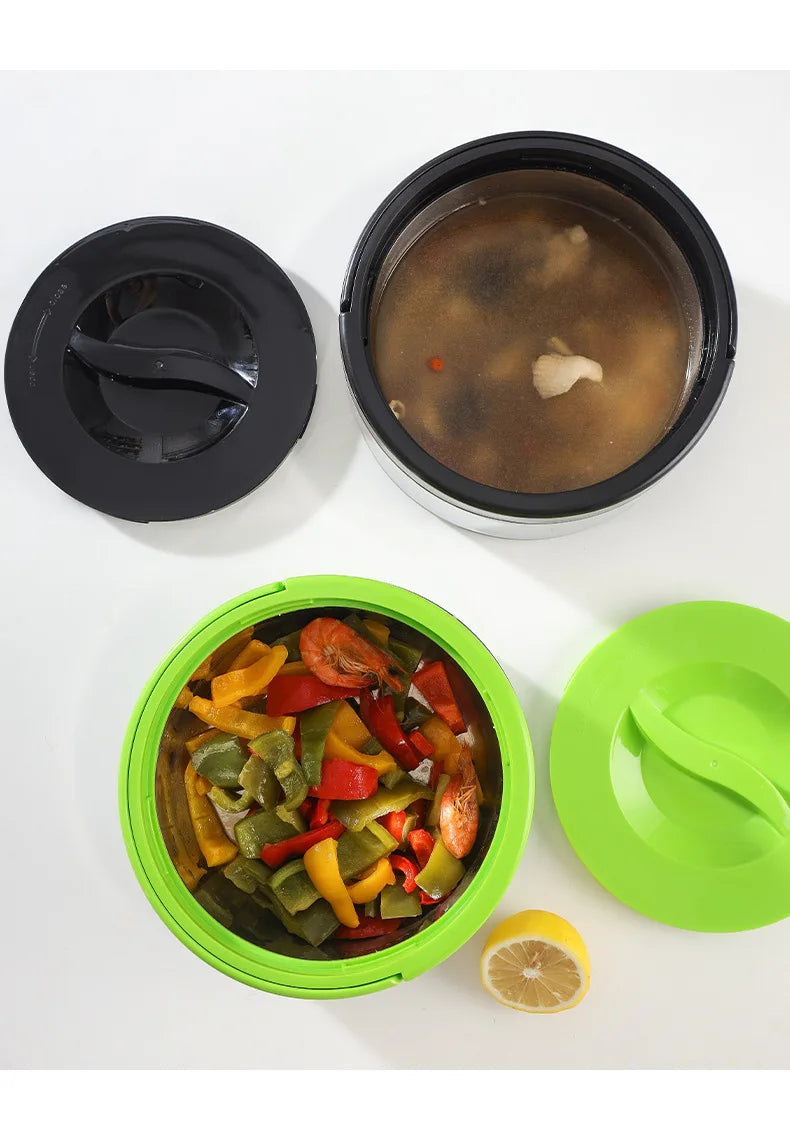 Large Capacity Commercial Portable Insulated Pot with Rice and Household Three Piece Set Insulated Bucket