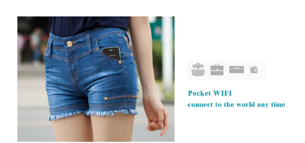 TIANJIE 4G LTE Router Portable WiFi - 150Mbps SIM USB