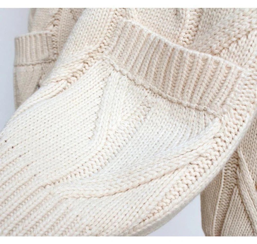 WonMiracle V-Neck Strickjacke Cardigan - Polyester Größe L
