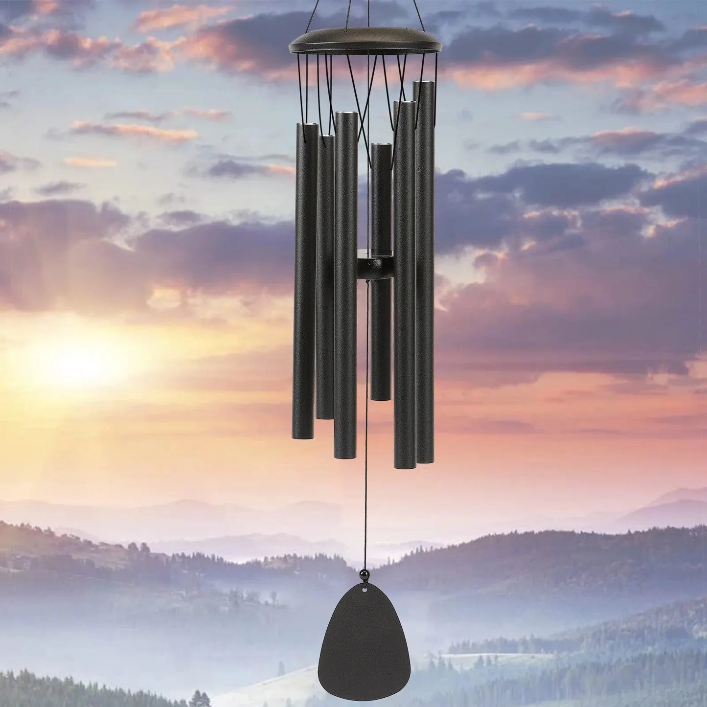 WindArt 26 Zoll Windspiel Außenklang - Aluminium 66 Cm