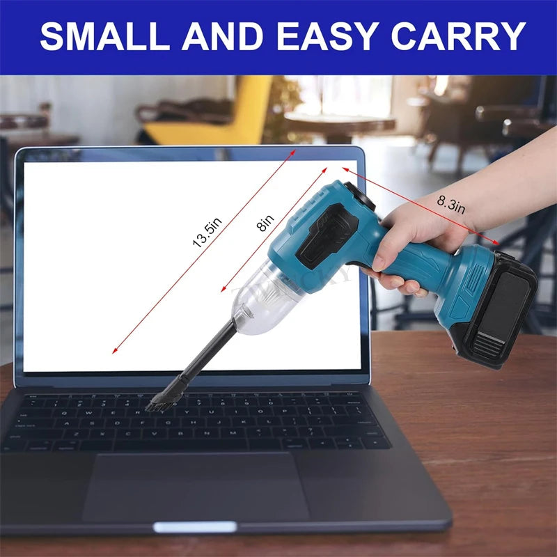 Handheld Staubsauger Für Makita 18V Batterie Tragbar Staubsauger Gebläse Kraftvoll Staub Buster Drahtlos Staubsauger Für Auto Heim Reinigung