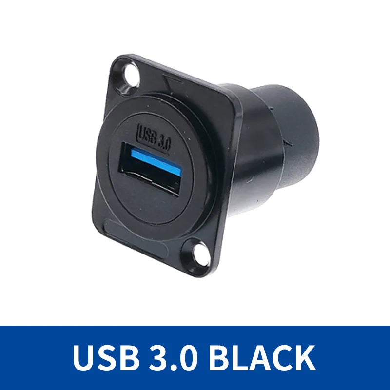 D Type Metal USB Socket